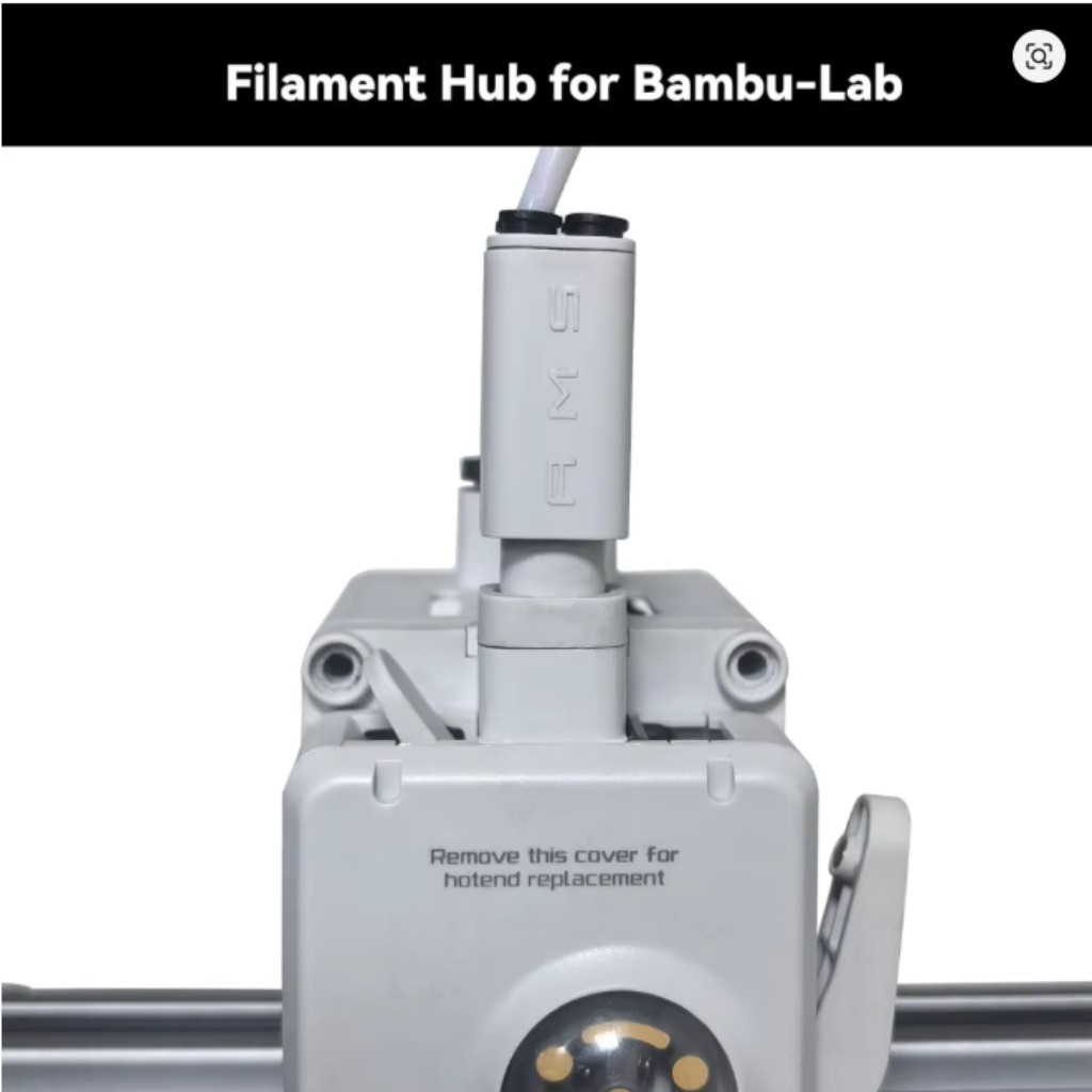 Hub Filamento AMS Lite Bambu Lab 4 Cores Multimaterial 5 Vias PTFE A1 Mini A1