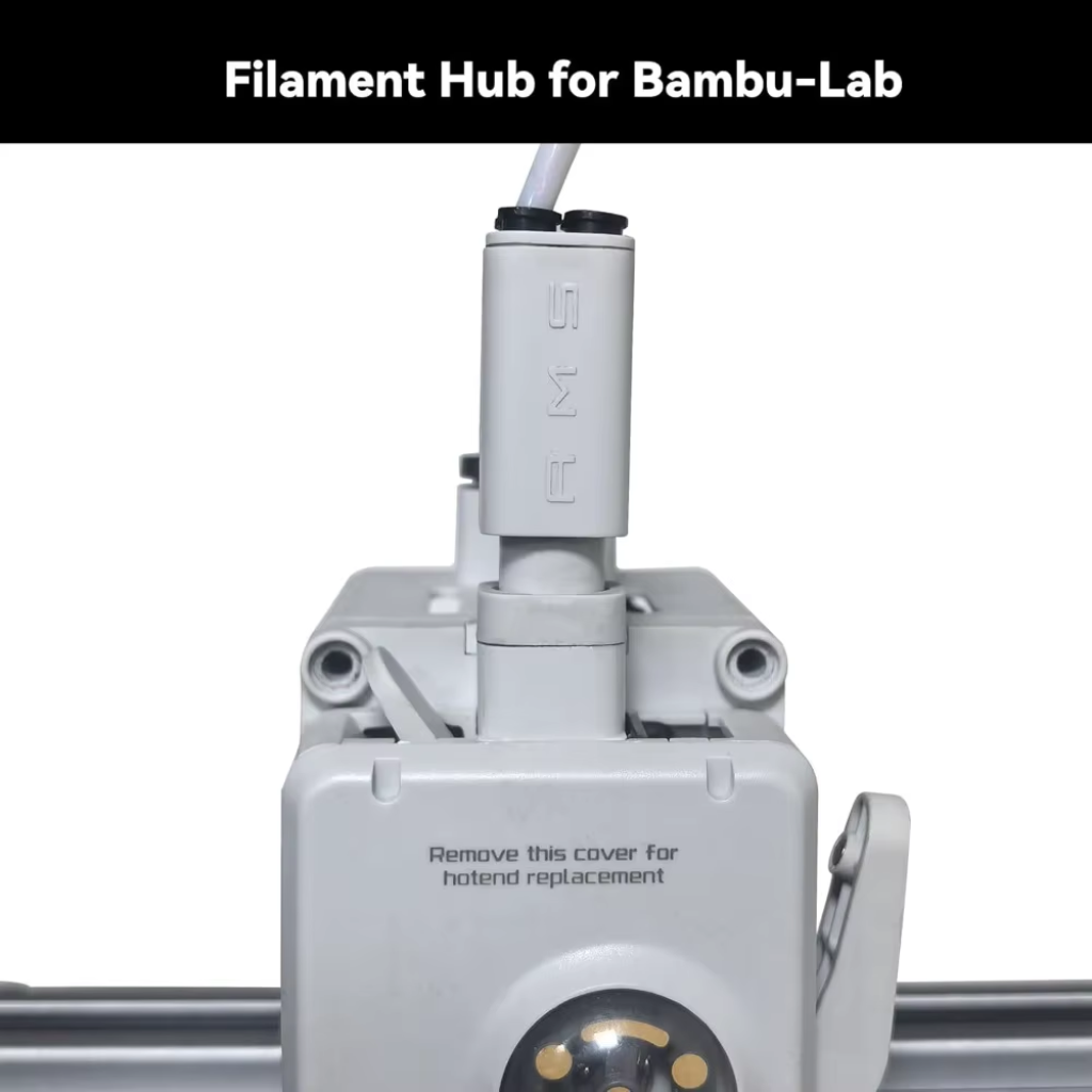 Hub Filamento AMS Lite Bambu Lab 4 Cores Multimaterial 5 Vias PTFE A1 Mini A1