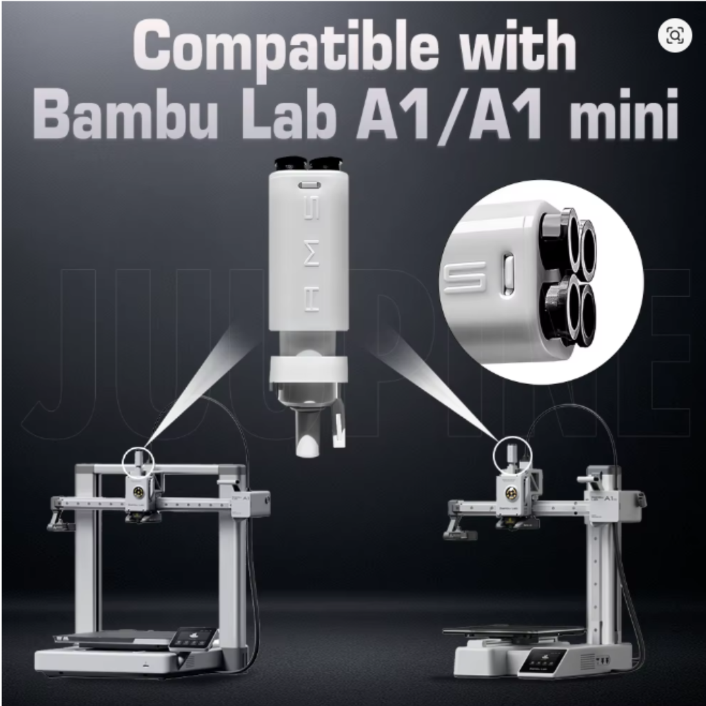 Hub Filamento AMS Lite Bambu Lab 4 Cores Multimaterial 5 Vias PTFE A1 Mini A1