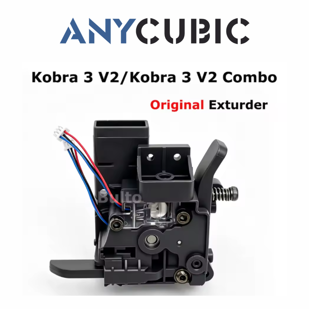 Extrusora Original Anycubic Kobra 3 V2 Combo | Extrusor Completo Genuíno | Peça de Reposição Oficial