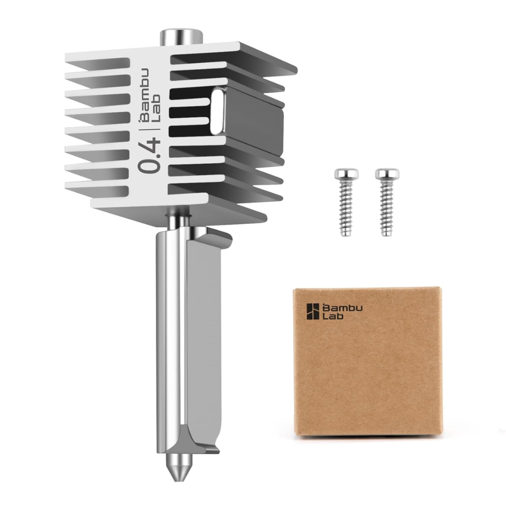 Hotend ORIGINAL | Bambu Lab A1 A1 Mini | 0.4mm | Bico Aço Endurecido | Pronta Entrega