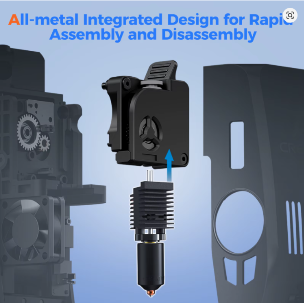 Hotend Cerâmico | Creality K2 | K2 Pro | ORIGINAL | 300°C | 70W | Bico Quick Swap | 0.4mm