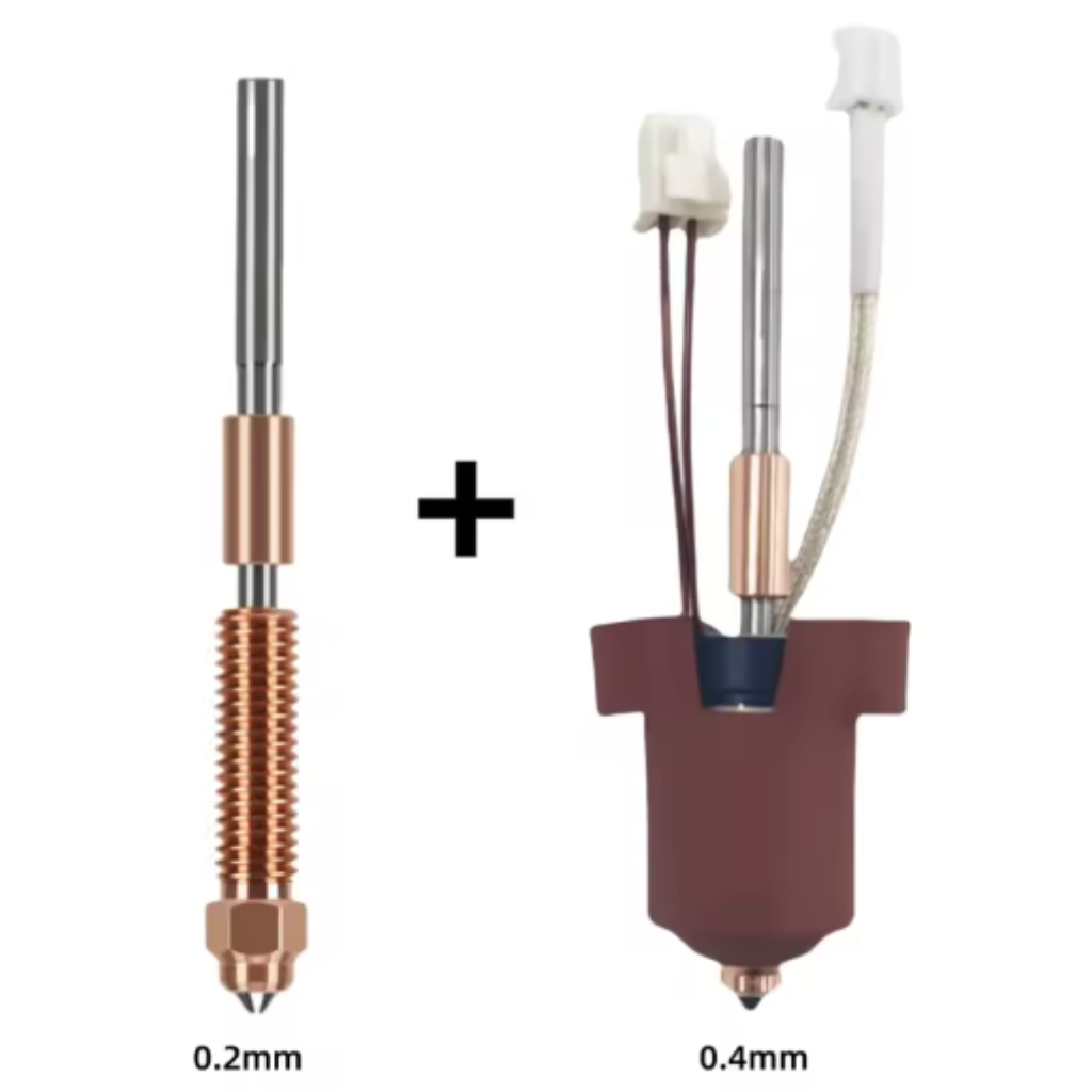 Hotend Cerâmico Creality K1 K1C K1 Max K1 SE All Metal Quick Swap 0.4mm 60W 300°C