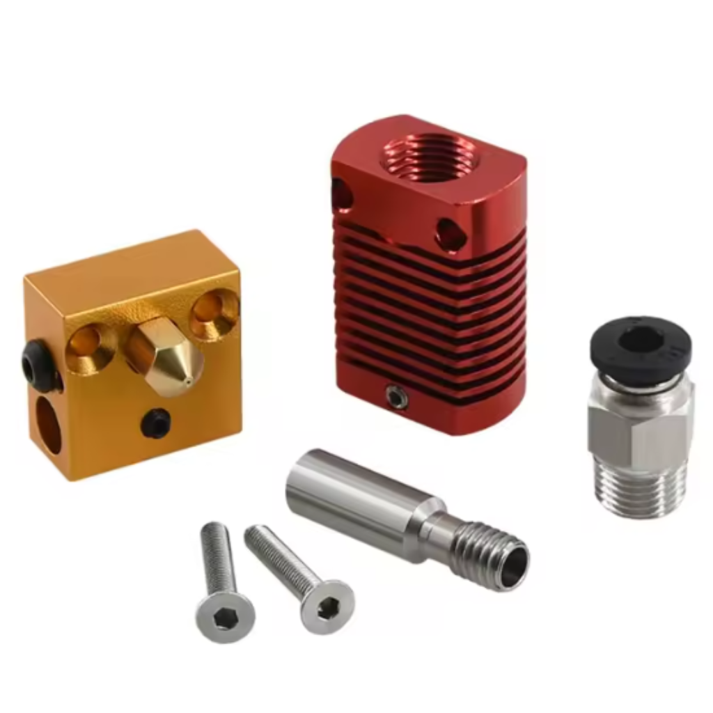 Hotend MK8 Ender 3 CR10 Montado Completo 1.75mm Bico 0.4mm