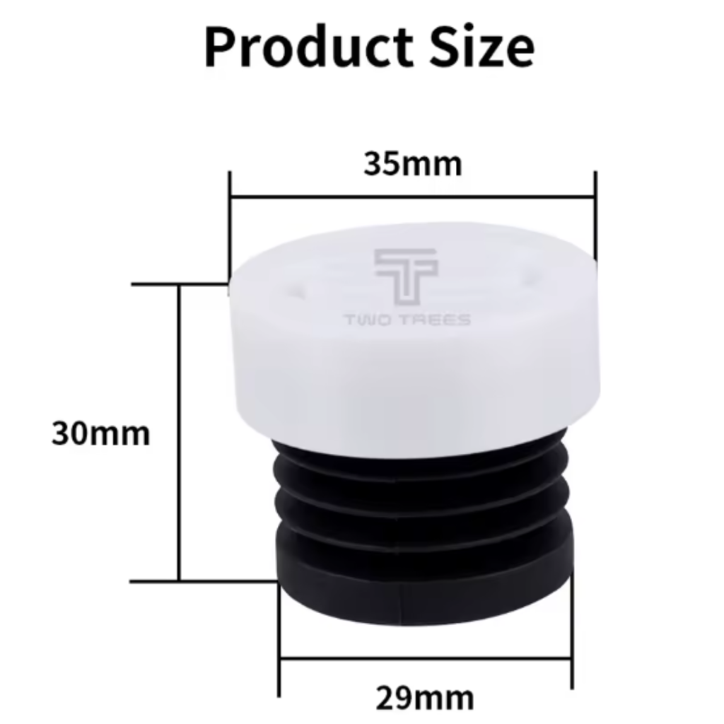 Pés Antivibração | Bambu Lab A1 A1Mini | Borracha Anti Ruído | Anti Impacto | Antiderrapante | Upgrade | Impressora 3D