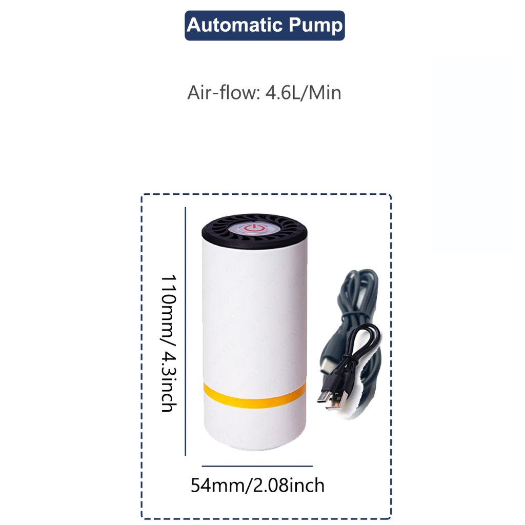 Kit 10 Sacos A Vácuo Para Filamento 3D + Bomba Elétrica | PLA PETG ABS TPU | Proteção Contra Umidade