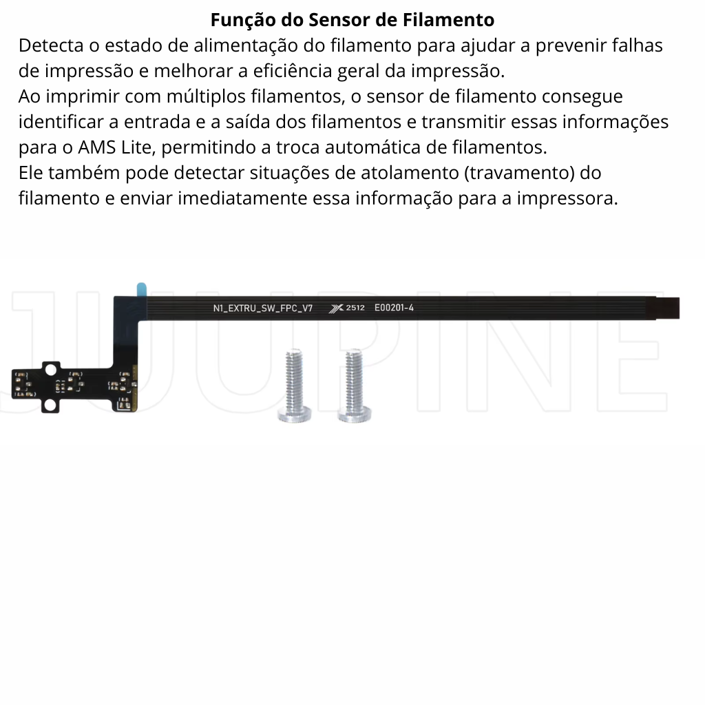 Sensor De Filamento Bambu Lab A1 A1 Mini Original Sensor Hall AMS Lite Impressora 3D