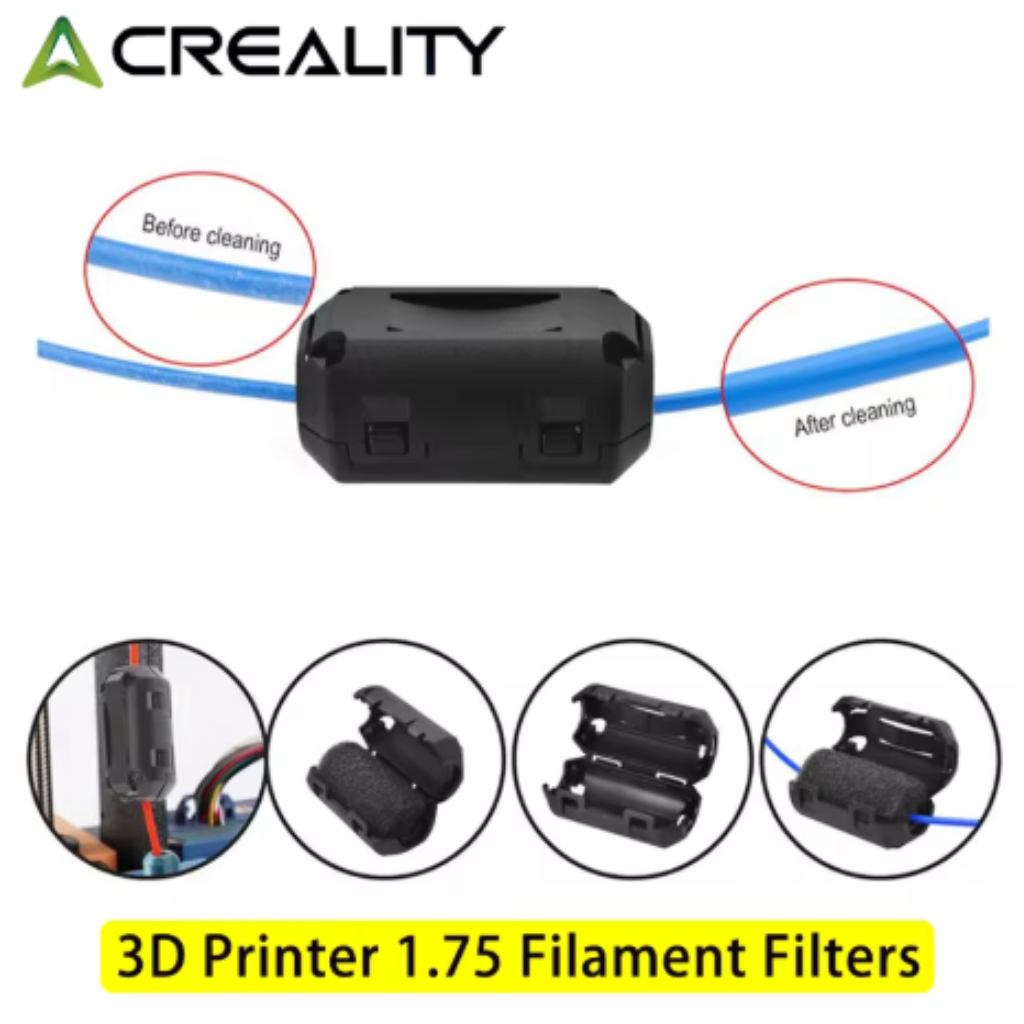 Filtro Filamento Impressora 3D Kit 5x Anti Poeira PLA ABS PETG | Ender | Creality | Bambu Lab | Anycubic
