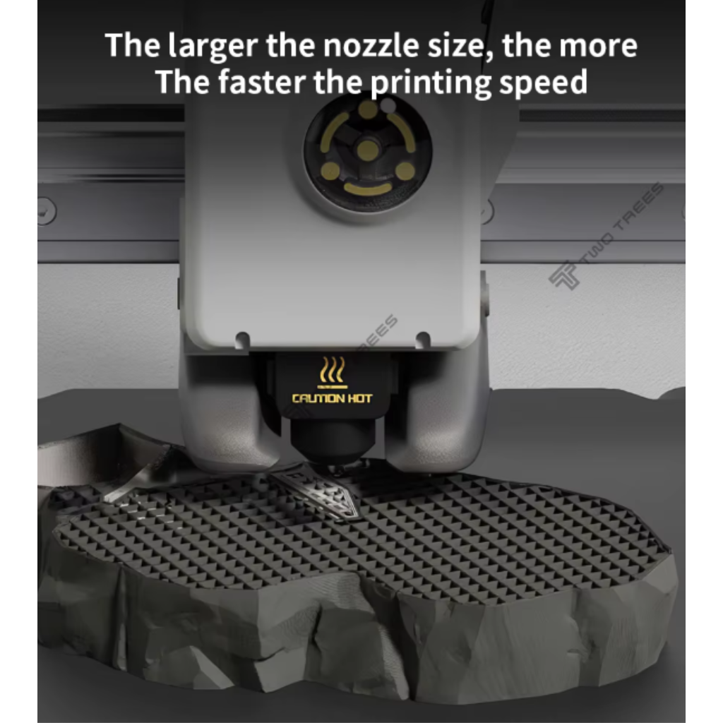 Hotend | Bambu A1 A1 Mini | 0.4mm | Aço Endurecido Não Desgasta | Troca Rápida Alta | Precisão 3D
